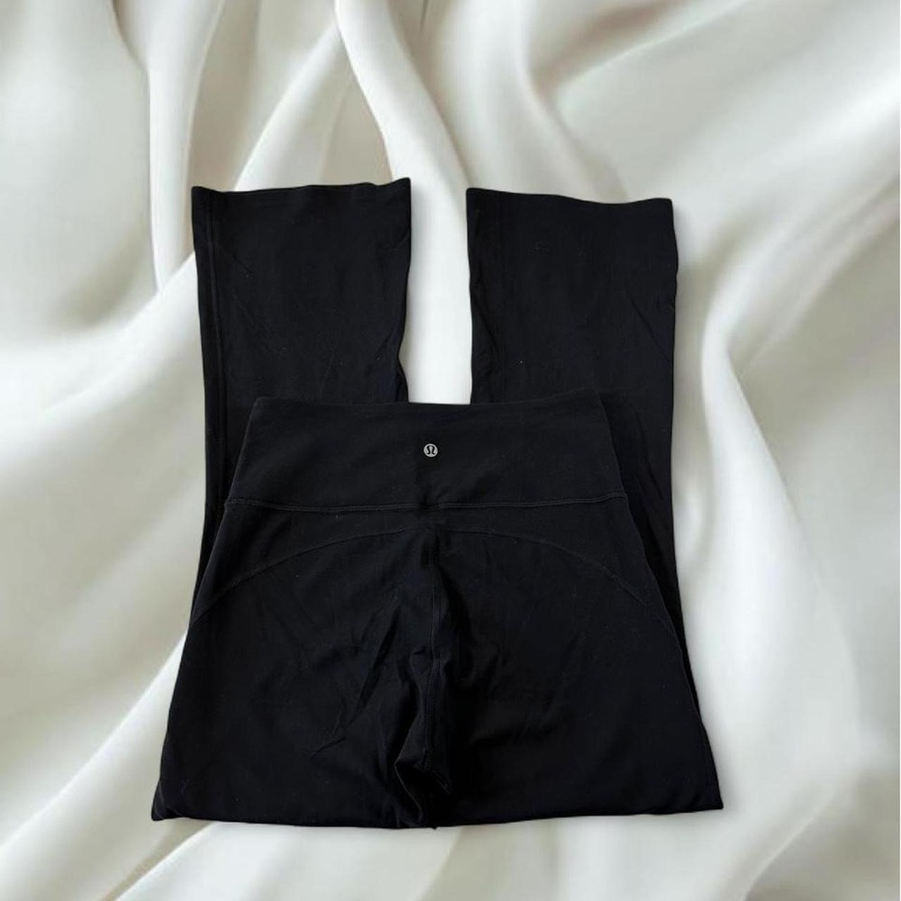Lululemon black align flare leggings y2k athletic workout women's 8